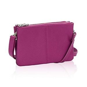 Street Style Crossbody Bag, Purple